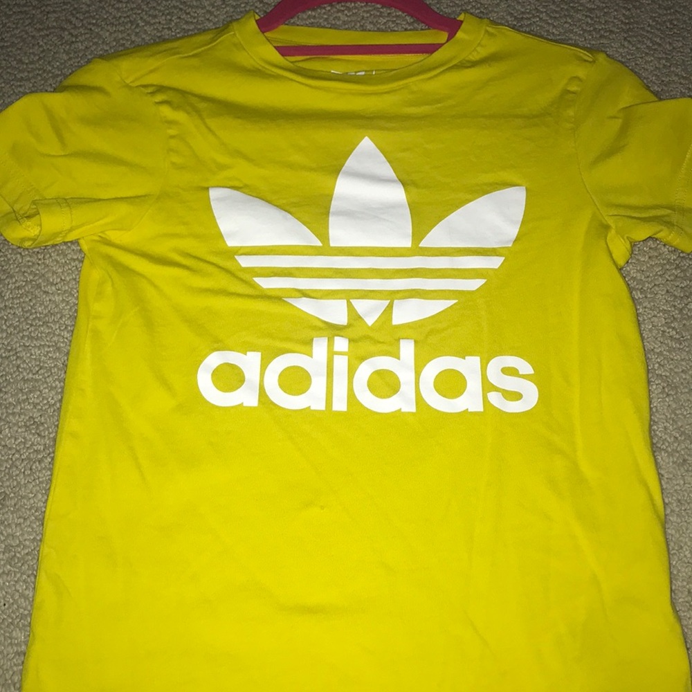 Yellow Adidas Shirt